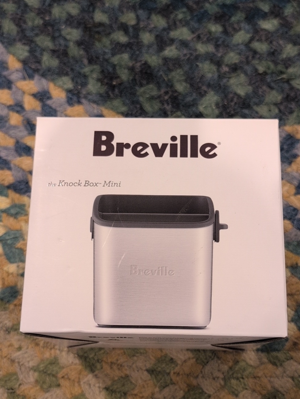 Breville Stainless Steel and Black Knock Box Mini